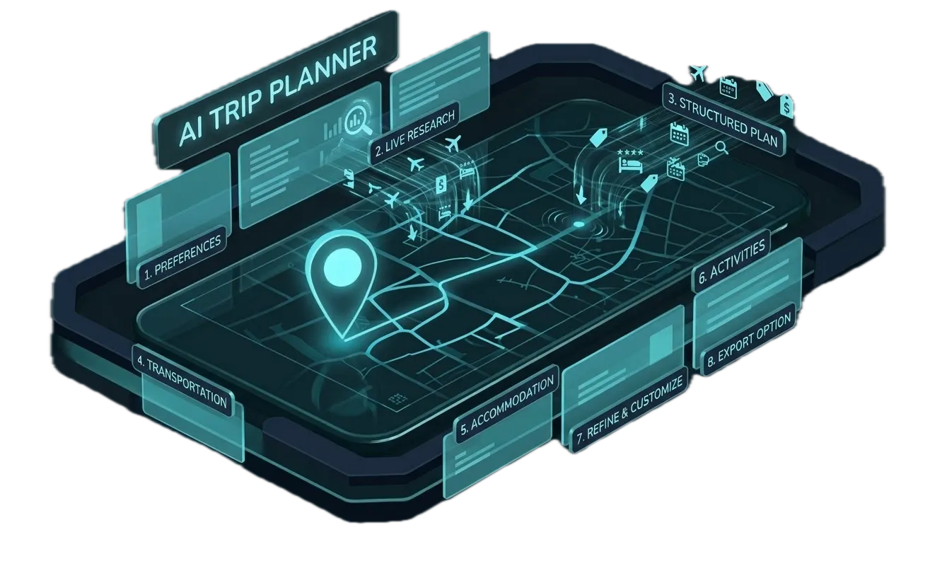 AI Trip Planner project preview
